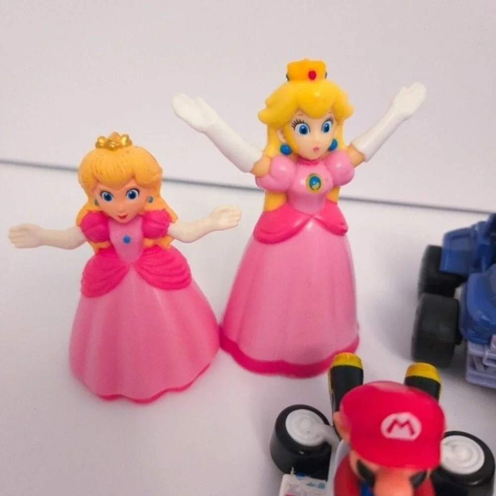 Nintendo Super Mario Hot Wheels &‎ McDonalds Toy Car Figurines (Lot of 8)